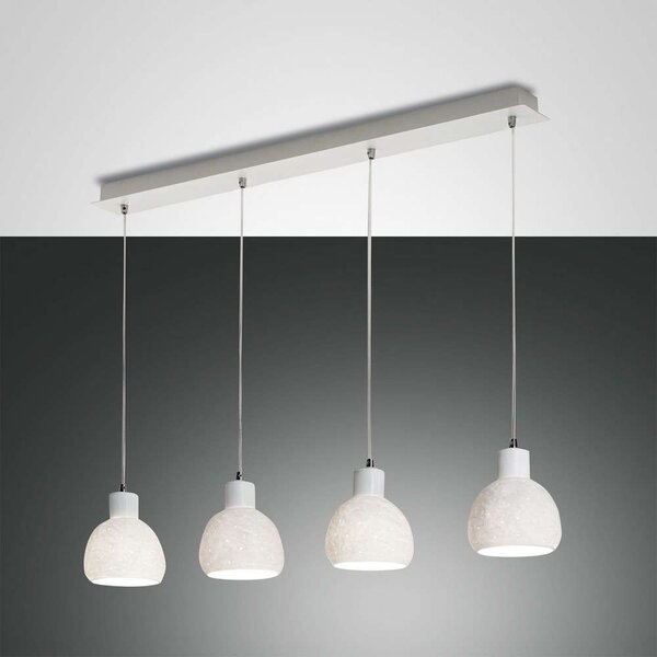 Φωτιστικό Οροφής - Ράγα Marina 3534-49-102 White Fabas Luce