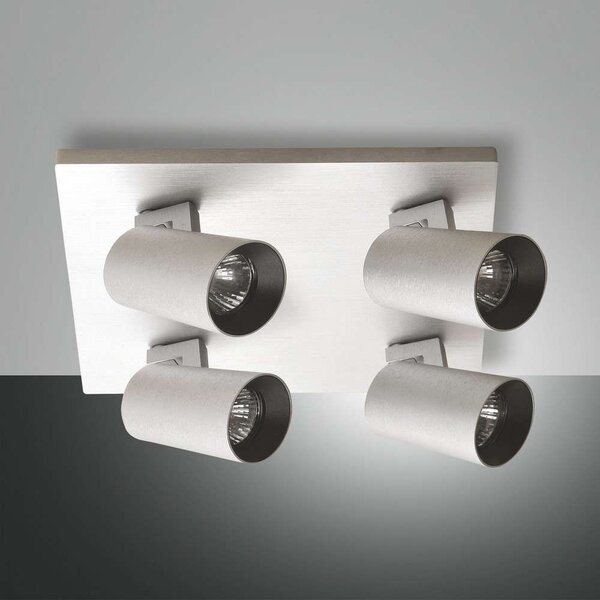 Φωτιστικό Οροφής - Σποτ Modo 3451-84-212 Brushed Aluminium Fabas Luce