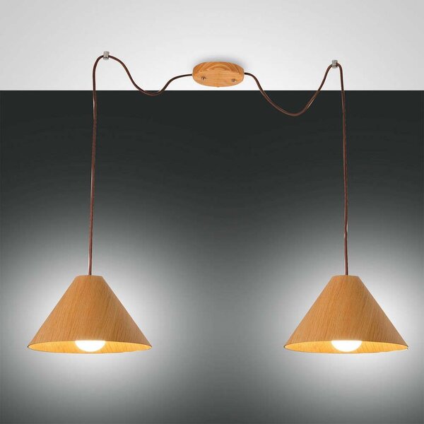 Φωτιστικό Οροφής Esino 3630-46-215 Oak Fabas Luce