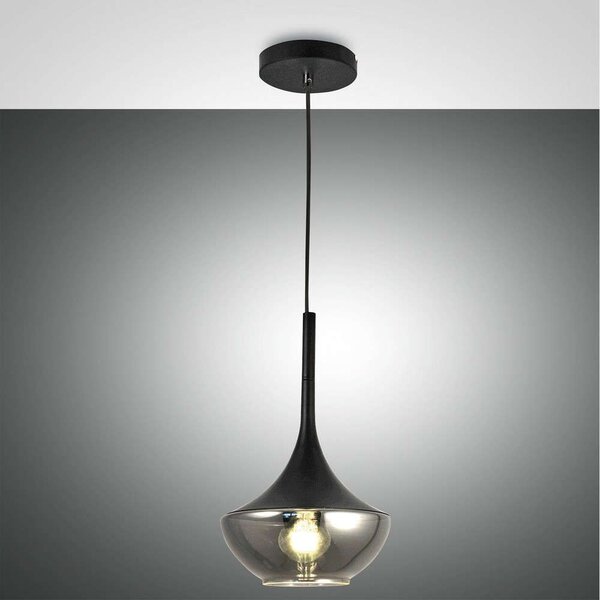 Φωτιστικό Οροφής Apollo 3623-41-101 Black Fabas Luce