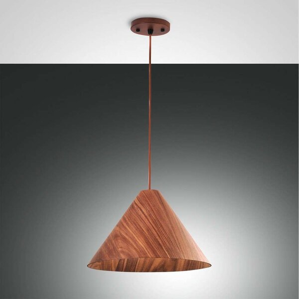 Φωτιστικό Οροφής Esino 3630-45-130 Walnut Fabas Luce