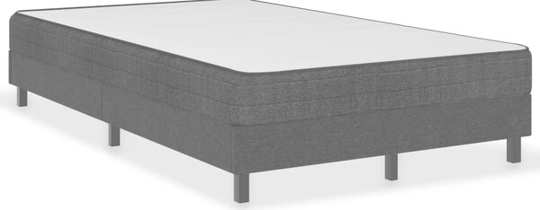 VidaXL Πλαίσιο Κρεβατιού Boxspring Γκρι 120 x 200 εκ. Υφασμάτινο