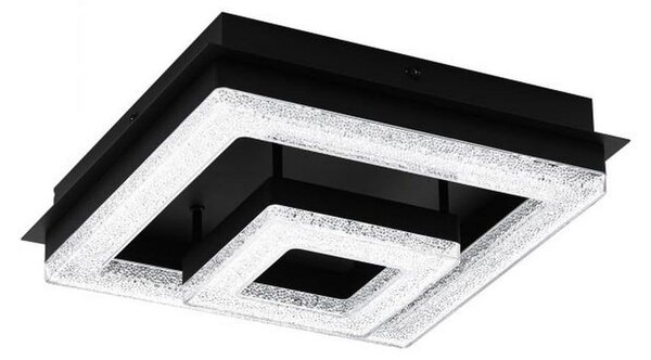 Φωτιστικό Οροφής-Πλαφονιέρα Led Fradelo1 99327 3000K 240X240 Black-Clear Eglo