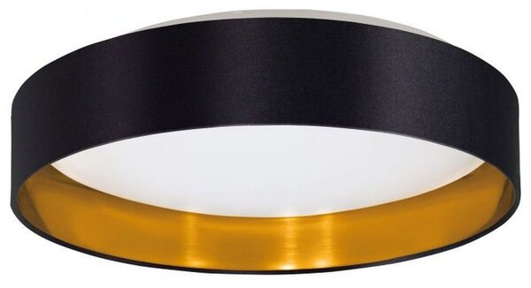 Φωτιστικό Οροφής-Πλαφονιέρα Led Maserlo 2 99539 3000K Ø380 Black-Gold Eglo