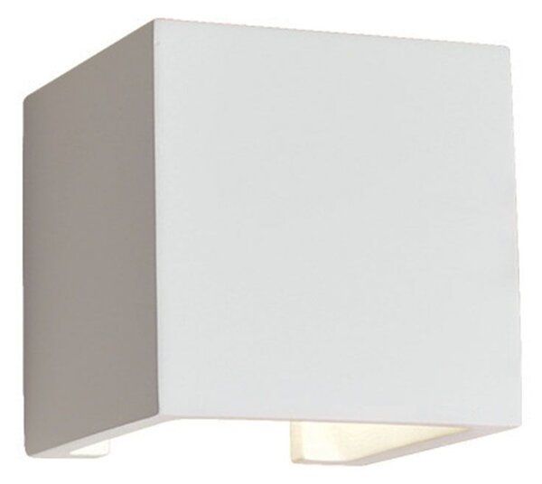 Φωτιστικό Τοίχου-Απλίκα Cube Ceramic 4096900 White Viokef