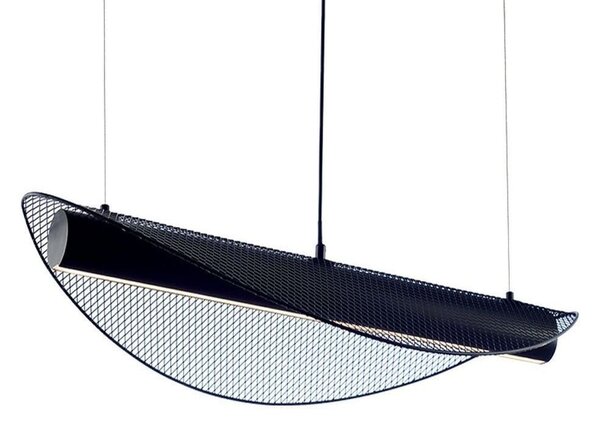 Φωτιστικό Οροφής-Ράγα DCR39212 Led 18W 3000K 1960LM 40X85XH110cm Michelle Black Aca Decor