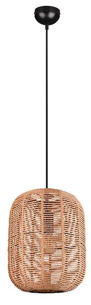 Φωτιστικό Οροφής Runa 303090132 Ø35x150cm Natural-Black Trio Lighting