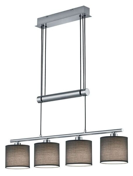 Φωτιστικό Οροφής - Ράγα Garda 305400411 Grey Trio Lighting