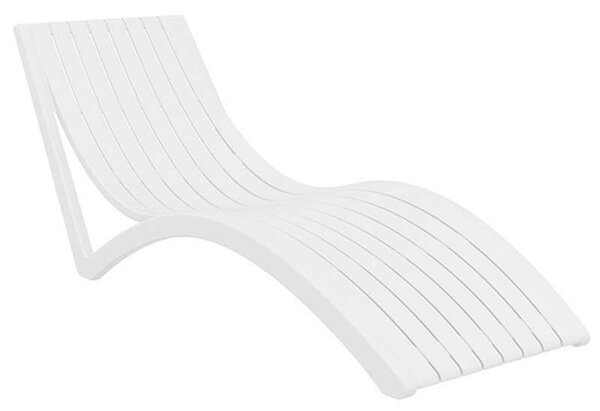 Ξαπλώστρα Slim 20.0096 72X180X70cm White Siesta