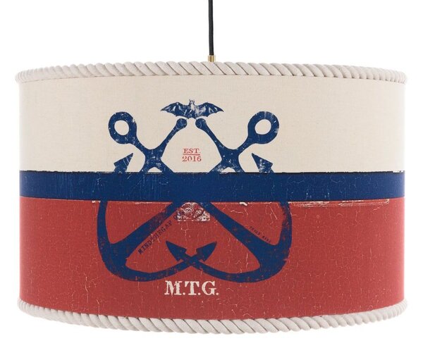 Φωτιστικό Οροφής Seaworthy Cl50424 Ø45X28 E27 White-Red-Blue Mindthegap