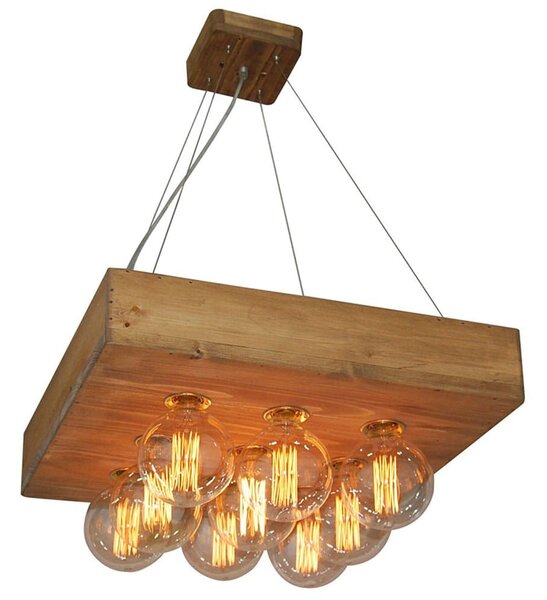 Φωτιστικό Οροφής - Ράγα HL-236-1P-9 77-3032 Benzai Wooden Homelighting