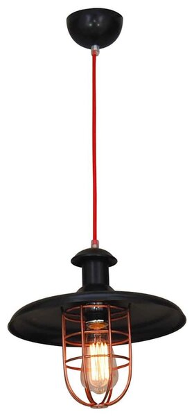 Φωτιστικό Οροφής Κρεμαστό HL-238S-1P 77-3040 Kuro Black Homelighting