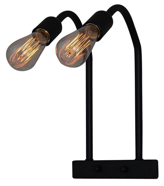 Φωτιστικό Τοίχου - Απλίκα HL-301-W2 77-3123 Hydra Black Homelighting