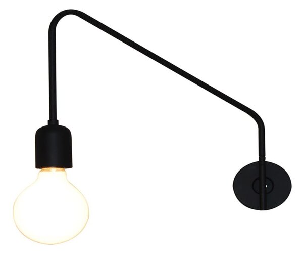 Φωτιστικό Τοίχου - Απλίκα HL-3549-1 77-3965 Mala Black Homelighting