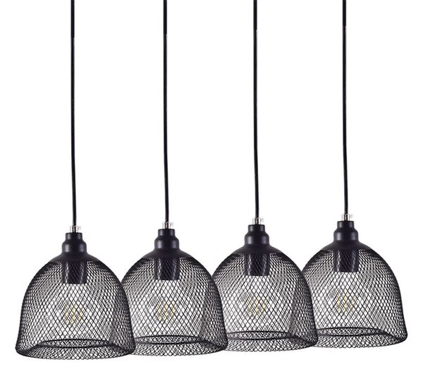 Φωτιστικό Οροφής - Ράγα 77-4351 SE 151-20-4 Zola Black Mat Homelighting