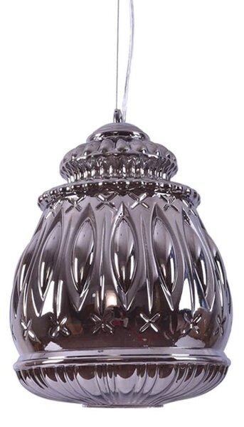 Φωτιστικό Οροφής 77-3746 SE4344-01b Roza Smoke Glass Homelighting