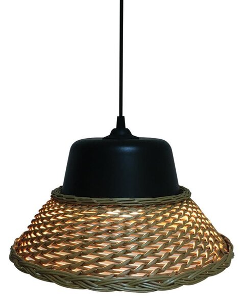 Φωτιστικό Οροφής 77-3636 L-W-1702 Mine Black & Natural Homelighting