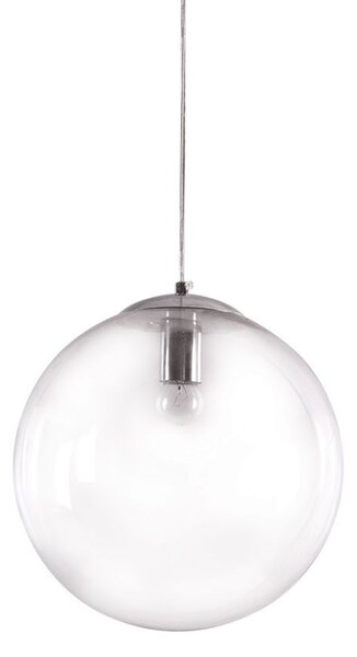 Φωτιστικό Οροφής 77-3704 SE4000-1 Chiara Clear Glass - Chrome Homelighting