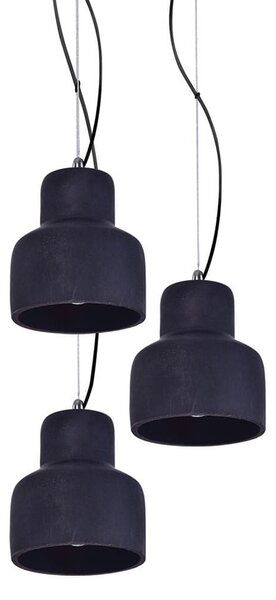 Φωτιστικό Οροφής 77-4140 SE 153-125-3 Myra Black Mat Homelighting