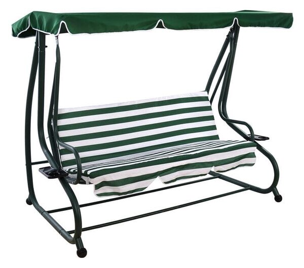 Κούνια 210x124x167 HM5050 Green-White