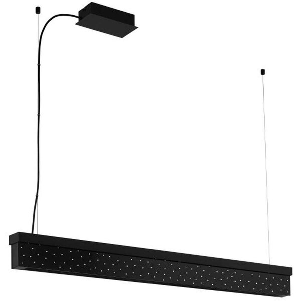 Φωτιστικό Οροφής 39826 Aurotonello Led Κρύσταλλο Black Eglo