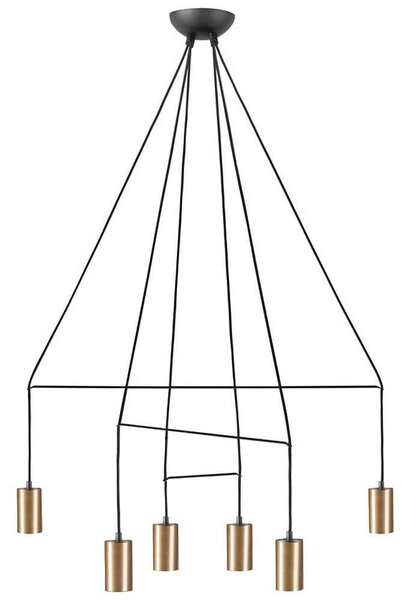 Φωτιστικό Οροφής Imbria 7956 6x10W GU10 Solid Brass Nowodvorski