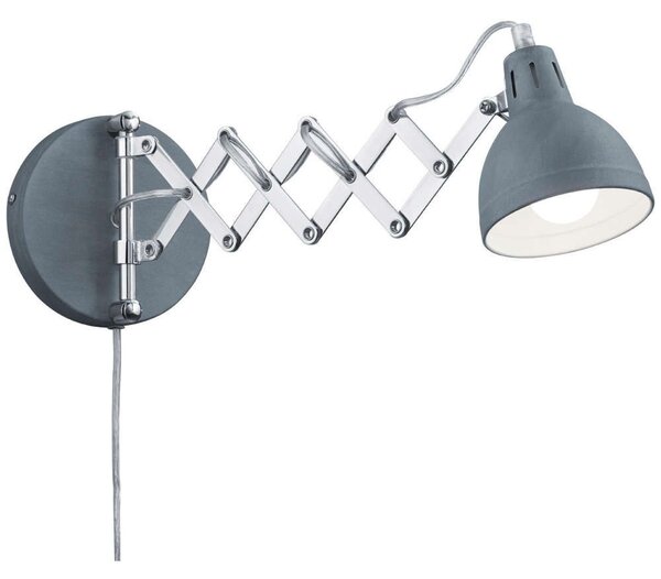 Φωτιστικό Τοίχου - Απλίκα Scissor R20321078 1xE14 28W Φ15cm Cement RL Lighting