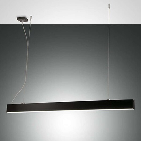 Φωτιστικό Οροφής - Ράγα Next 3681-40-101 45W Led 112x200cm Black Fabas Luce