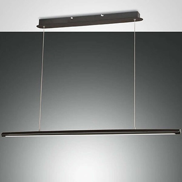 Φωτιστικό Οροφής - Ράγα Mason 3696-45-101 42W Led 111x200cm Black Fabas Luce