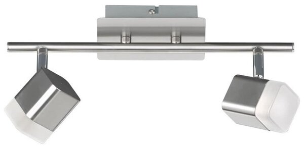 Φωτιστικό Οροφής - Σποτ Roubaix R82152107 2x4W Led 9x34x14cm Nickel Mat RL Lighting