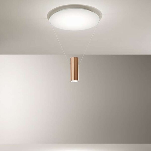 Φωτιστικό Οροφής 6798 OR LC 36W Led Φ55cm 45-90cm White-Gold Perenz