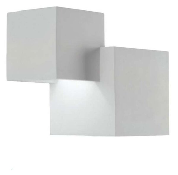 Φωτιστικό Τοίχου - Απλίκα Rubik I-RUBIK-AP2 2xG9 25W 19,5x11,5x16cm White Intec