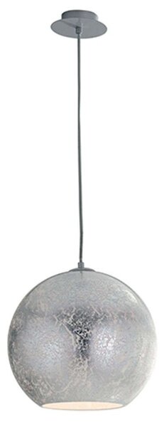 Φωτιστικό Οροφής Vanity I-VANITY/S30 SIL 1xE27 Φ30cm 120cm Silver Luce Ambiente Design