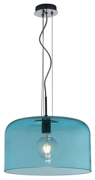 Φωτιστικό Οροφής Gibus I-GIBUS-S40 BLU 1xE27 Φ40cm 150cm Blue Luce Ambiente Design