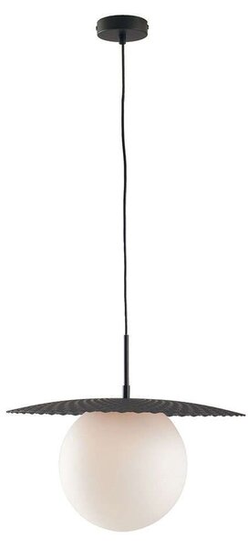 Φωτιστικό Οροφής Chaplin I-CHAPLIN-S45 NER 1xE27 Led Φ45cm 159,8cm Black Luce Ambiente Design