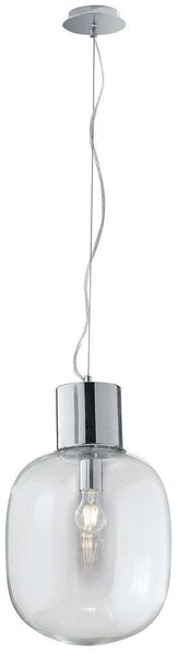 Φωτιστικό Οροφής Fellini I-FELLINI-S30 1xE27 Led Φ30cm 163cm Chrome Luce Ambiente Design