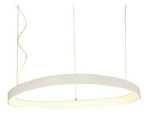 Φωτιστικό Οροφής Harmony BR97LEDP60WH 54W Led Φ60cm 120cm White Aca