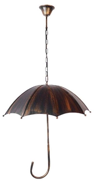 Φωτιστικό Οροφής Umbrella 01406 5xE27 Φ58x60cm Rust GloboStar