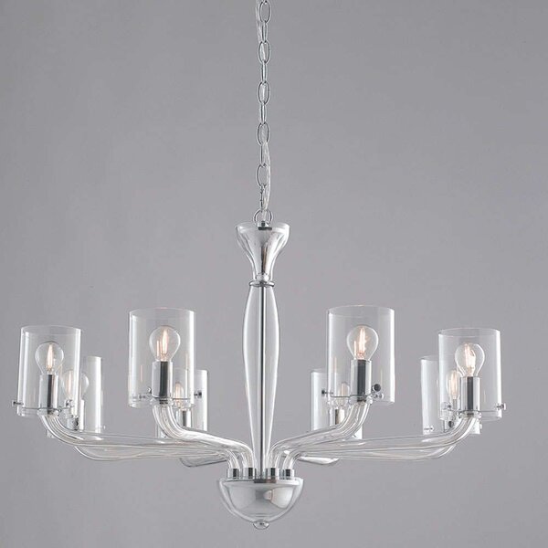 Φωτιστικό Οροφής Aurora I-AURORA-8 TR 8xE14 Φ79,2cm 190cm Clear Luce Ambiente Design