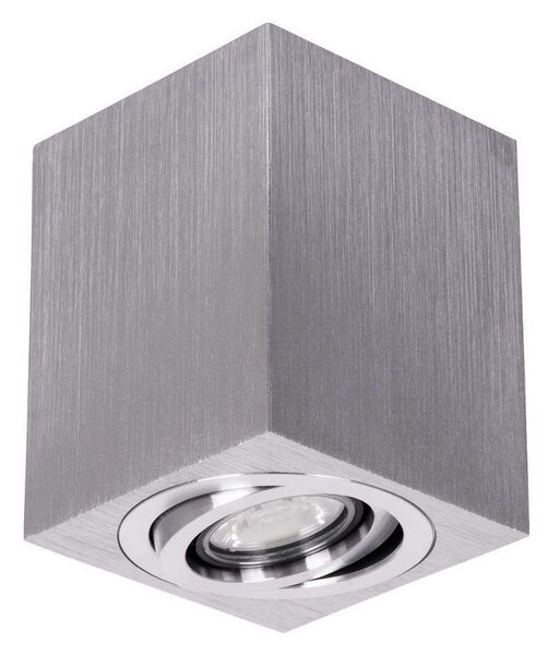 Φωτιστικό Οροφής - Σποτ Akira 60623 GU10 8x8x10cm Silver GloboStar