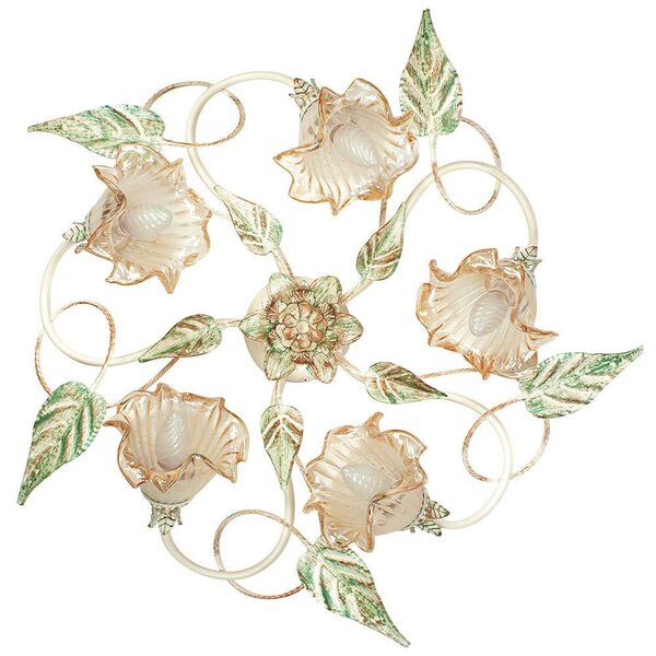 Φωτιστικό Οροφής - Πλαφονιέρα Primavera I-PRIMAVERA/PL5 5xE14 Φ68cm Ivory Luce Ambiente Design