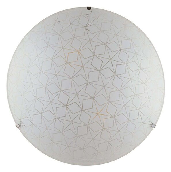 Φωτιστικό Οροφής - Πλαφονιέρα Esagram I-ESAGRAM-PL30 2xE27 Φ30cm White Luce Ambiente Design