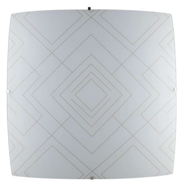 Φωτιστικό Οροφής - Πλαφονιέρα Vector I-VECTOR-PL30 2xE27 30x30cm White Luce Ambiente Design