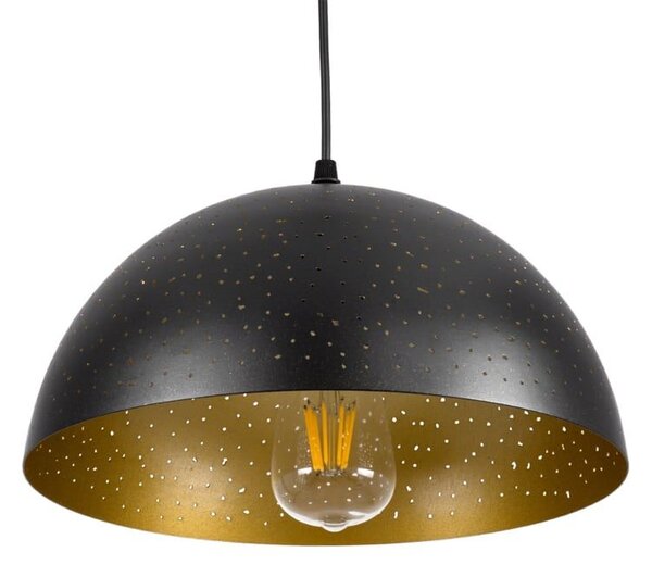 Φωτιστικό Οροφής 01301 Solana 30x15cm Black GloboStar