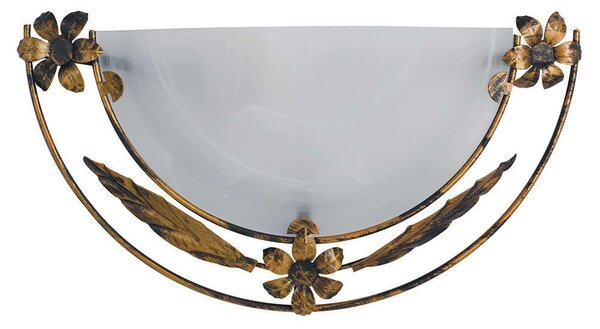 Φωτιστικό Τοίχου - Απλίκα Riccio RICCIO/APP 1xE27 40x20cm Gold Luce Ambiente Design