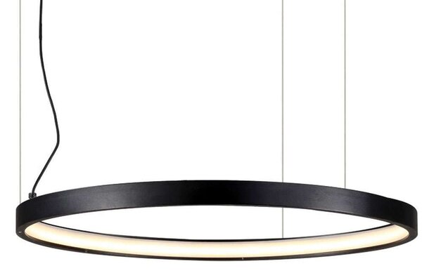 Φωτιστικό Οροφής VK/04404PE/B/W/53 Φ52,7cm Led 2400Lm 24W 3000K Black VKLed