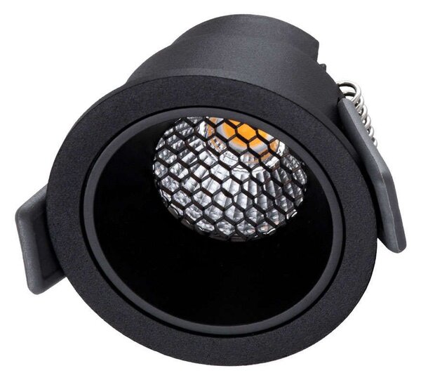 Φωτιστικό Οροφής - Σποτ Χωνευτό Pluto-S 60250 7W Led Φ6,4x4,9cm Black GloboStar