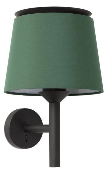 Φωτιστικό Τοίχου - Απλίκα Savoy 20301-94 E27 max 15W Black - Green Faro Barcelona