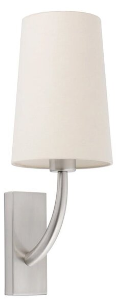 Φωτιστικό Τοίχου - Απλίκα Rem 29680-20 E27 max 15W Matt Nickel - Beige Faro Barcelona