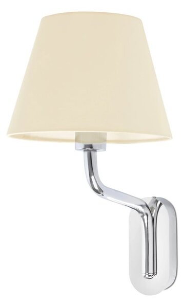 Φωτιστικό Τοίχου - Απλίκα Eterna 24005-11 E27 15W Chrome - Beige Faro Barcelona